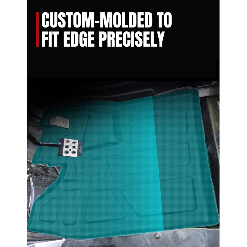 A & UTV PRO Front Floor Mats, All Weather Protection