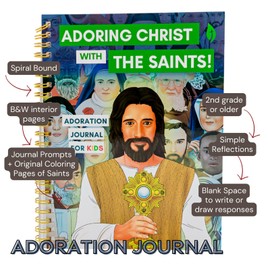 Catholic Sprouts - Adoration Journal for Kids - Catholic Books, Gift for Catholic Boys and Girls, Prayer Journal, First Holy Communion, Eucharistic Adoration