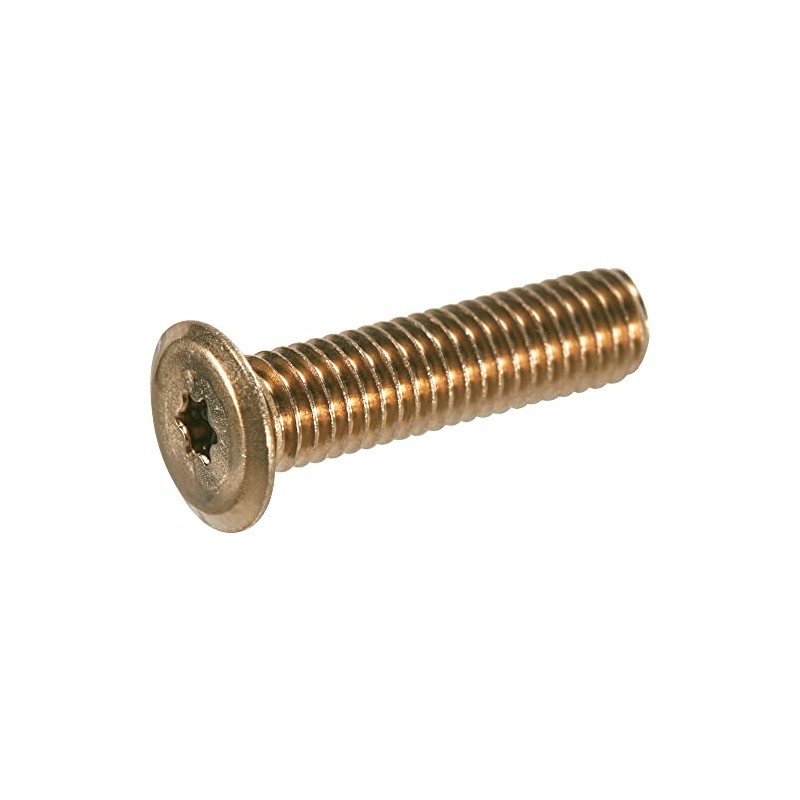 Trusco B187-0608 Hex Lobe Ultra Low Head Screw, Stainless Steel,