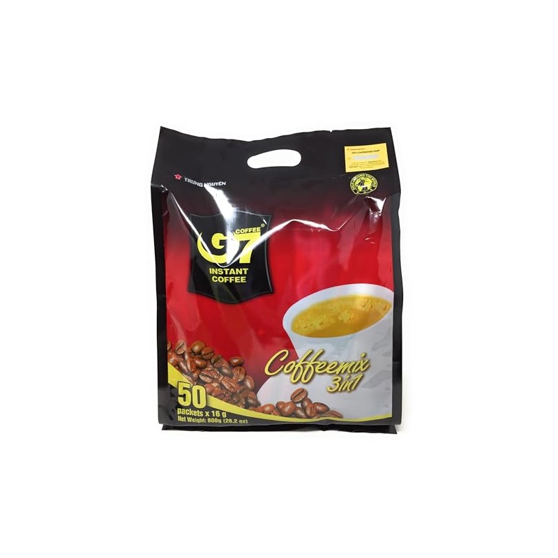 G7 3-in-1 Instant Coffee, 3-in-One 50 Sachets