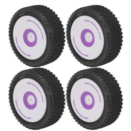 4pcs RC Car Front Rear Tyres Rubber Wheel Tyre Set Fit for WLtoys 1/12 124019 Remote Control Cars Upgrade Accessories