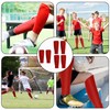 3 Pairs Football Sock Sleeves, Red Football Socks, Sock Sleeves,