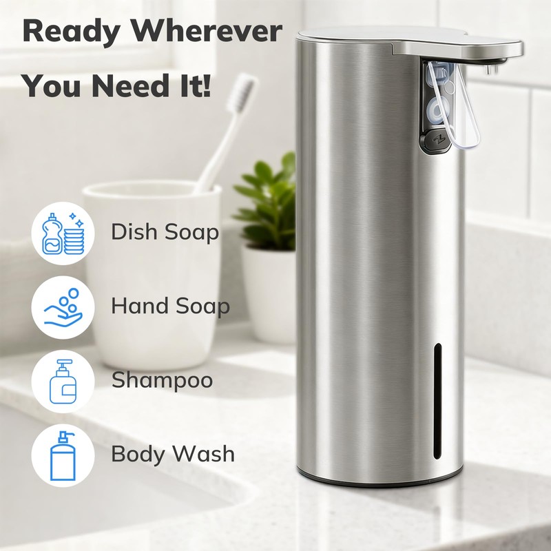 Umimile Electric Dish Soap Dispenser for Kitchen and Bathroom, 2