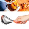 MAGICLULU Pumpkin Scraper Serrated Spoon Pumpkin Core Remover Scoop Stainless