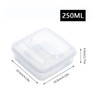 Typutomi 2 Pack Sliced Cheese Container for Fridge, Clear Plastic