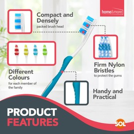 8pk Manual Toothbrush Multipack | Soft Toothbrush for Adults Toothbrushes Multipack, Family Toothbrush Pack | Toothbrush Manual | Tooth Brush | Tooth Brushes | Bulk Toothbrushes | Teeth Brushes