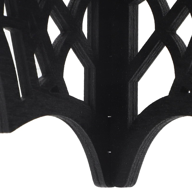 Zerodeko Crystal Shelf Display: Bat Shaped Corner Shelves Wooden Wall