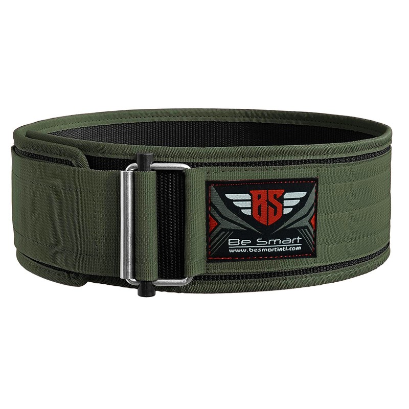BeSmart Weight Lifting Belt Deadlift Powerlifting belts Self-Locking Double Padded