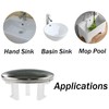 4 Pack Sink Overflow Covers Bathroom Kitchen Basin Trim Single