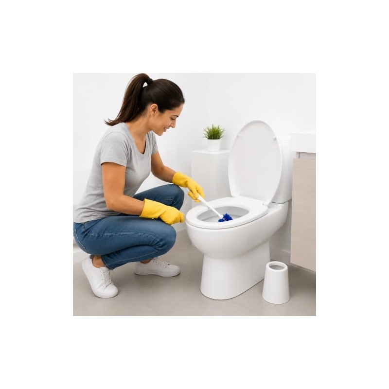 Genérico Kit de Limpieza para Baño Cepillo para WC con