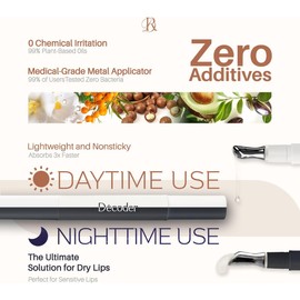 Nutrición de lujo: Nuestros aceites labiales de día y de noche combinan ingredientes premium como aceite de jojoba, escualano y manteca de karité para hidratar profundamente y suavizar tus la