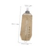 KICHOUSE Flexible Collapsible Water Bottle Lightweight Tpu Soft Flask for