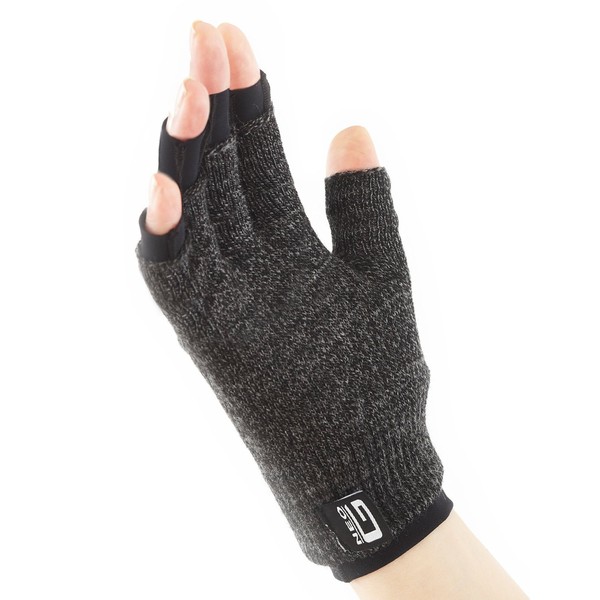 Neo G Arthritis Gloves – Support for Rheumatoid arthritis, RSI, Joint Pain, Dual Layer System for optimum mobility, flexibility, warmth and comfort – Class 1 Medical Grade - 1 pair – Small - Black