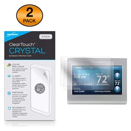 BoxWave Screen Protector Compatible With Honeywell Wi-Fi Smart Color Thermostat (RTH9585WF) - ClearTouch Crystal (2-Pack), HD Film Skin - Shields From Scratches