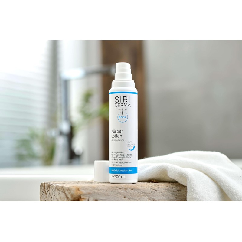 SIRIDERMA Body Lotion Moisturising Basic Body Care for Dry Skin