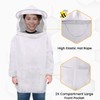 Flexzion Beekeeping Jacket - White Bee Keeper Suit for Men