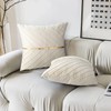 Velvet Cushion Covers 45 x 45 cm Beige Decorative Cushion