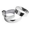 Paderno 47534-28 tortenring, Metall, grau, 28 cm