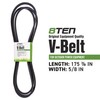 8TEN Deck Belt for Toro 54 inch ZX5400 ZX5420 ZX5450
