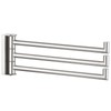 APLusee Brushed Nickel Swivel Towel Rack, 304 Stainless Steel Foldable