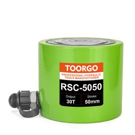 TOORGO 50 Ton Hydraulic Cylinder Jack,2” Stroke Hydraulic Ram Jack, Porta Power Automatic Retracting Jack, Green