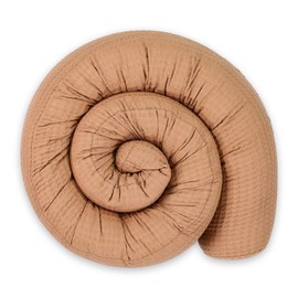 Totsy Baby Side Sleeper Pillow, Body Pillow, Long Bed Roll, Neck Roll Pillow, 200 cm, Cotton Mesh, Brown