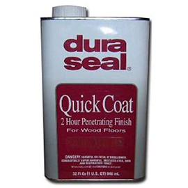 Dura Seal Quick Coat 2 Hour Penetrating Finish Hardwood Flooring Stain for Wood Floors (QT) Golden Oak