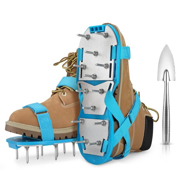 Opmeiro Lawn Aerator Shoes - Fully Assembled Soil Aeration Shoe