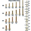 900pcs Metric Bolt Assortment Sets, M6 M8 M10 M12 Grade