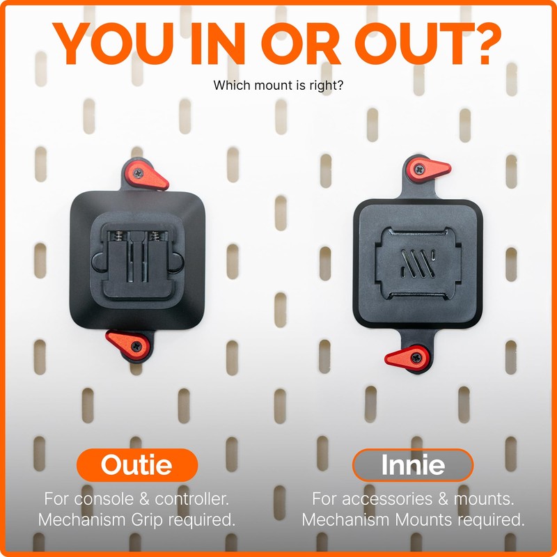 Mechanism Wall Mount - Outie (Skadis) | Build Your Bundle