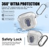 [Secure Lock] Clear Case for JBL Tune Flex Case Cover