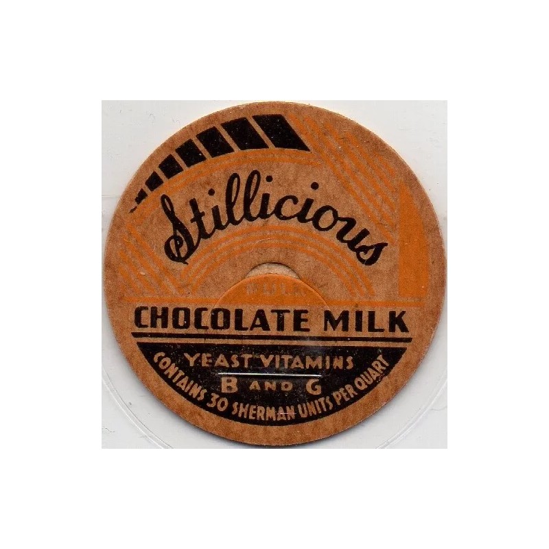 Milk Bottle Cap - Stillicious CHOCOLATE MILK - generic cap
