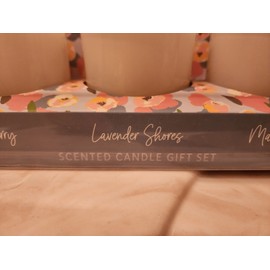 Opalhouse Set of 3 Jar Candles Cashmere Berry - Lavemder Shores - Manderin - NEW