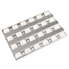 Grill Briquette Tray Replacement for Lynx 42in 54in Grill, Wide Briquette Tray Grill Heat Plates for Lynx L42 L42FR L42PSFR L42PSR L42R L54 L54PSFR, Grill Heat Shield 19 1/4'' x 12 1/2'' (1 Pack)