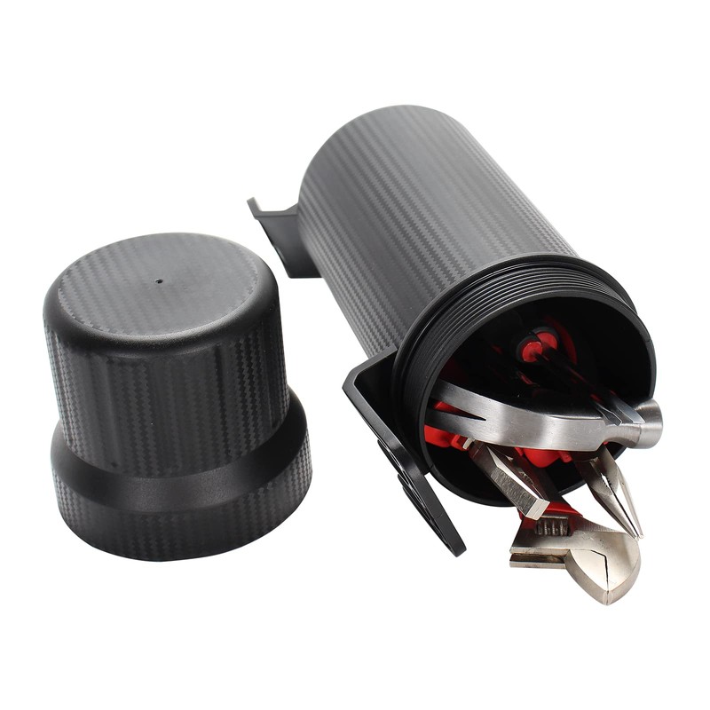 GIDIBII Universal Motorcycle Off-Road Tool Tube Storage Box Holder Manual