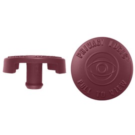 PRIVACY LOGIC® Portable Peephole Cover, Maroon