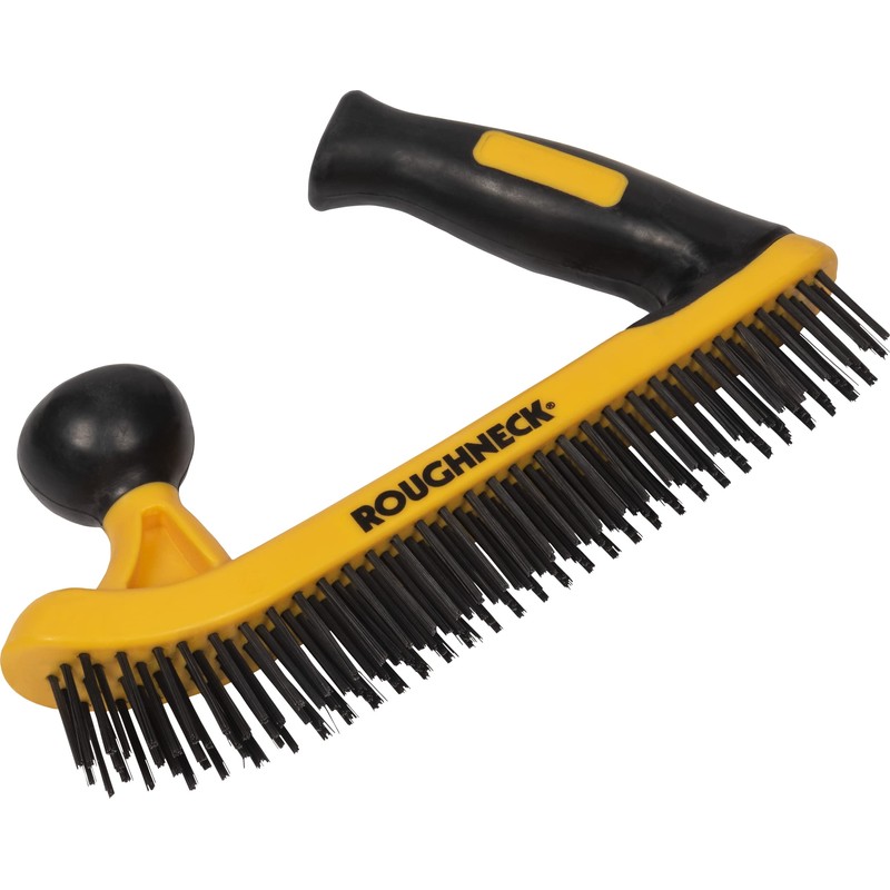 Roughneck ROU52052 Heavy Duty Two Handed Wire Brush