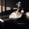 Sage Holder Smudge Stick Bowl Ceramics Incense Holder Burning Bowl