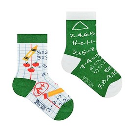 Spox Sox Casual Unisex for Kids - Fun, Multicoloured, Colourful, Crazy, Different Patterned Socks for Individualists, at school