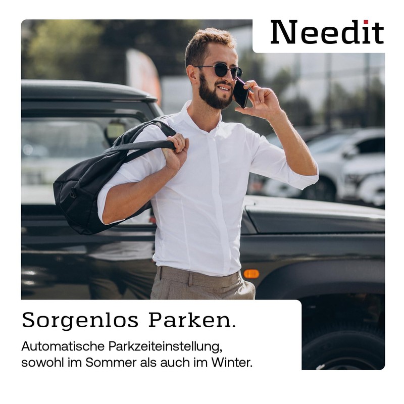 Needit PARK LITE 1411 fully automatic parking disc, CR 2450