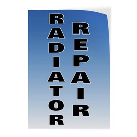 Door Decals Vertical Vinyl Stickers Multiple Sizes Radiator Repair Car T Industrial Vinyl Luggage & Bumper Stickers for Cars Automotive 7x10Inches