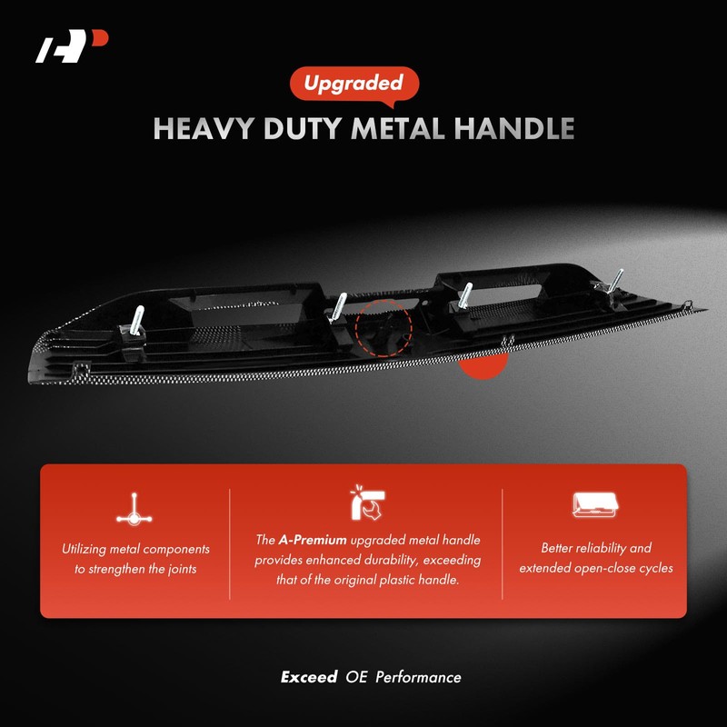 A-Premium Upgraded Metal Hatch Door Handle Garnish Compatible with Scion