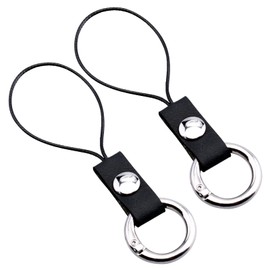 VKO Kameragurtadapter Fernglasadapter Schnellverschluss mit geteiltem Ring zum Anbringen eines Kameragurt an der öse für Kompakt Kameras und Ferngläser (1 Paar)