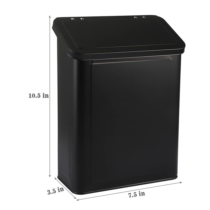 Picowe Magnetic Laundry Storage, Large Metal Lint Holder Bin with