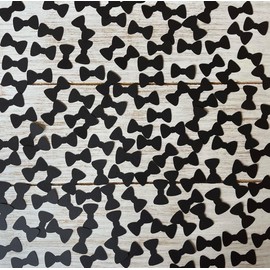 Mini black bow ties bowtie confetti birthday baby wedding party decor decorations - 200 pieces