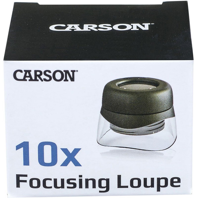 Carson Versaloupe 10x Focusing Stand Loupe Magnifier (LH-30)