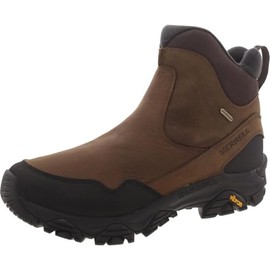 Merrell Men's Coldpack 3 Thermo Tall Zip Waterproof Snow Boot, Earth, 8