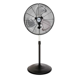 Hurricane Pro High-Velocity Oscillating Metal Stand Fan w/ 3-Speed Setting, 20" - Heavy-Duty Cooling Pedestal Unit w/ 4500 CFM, Adjustable Tilt & Height for Home, Garage, Gym & Workshop