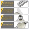 sourcing map 2pcs 45 Degree Chamfer Router Bit 1/2 Inch