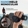 Monocular Telescope 12x56 High Power with Smartphone Adapter Tripod,Larger Vision